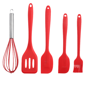 Espátula de silicona con Mango integrado de tamaño pequeño, cocina Universal para masa, helado, pastel, caja cortadora resistente al calor, embalaje - Product Image 6