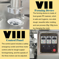 Machine à faire des Baozi et des Momos électriques automatiques Kolice, en acier inoxydable, avec contrôle précis de la température