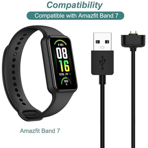 <span class=keywords><strong>Chargeur</strong></span> magnétique USB <span class=keywords><strong>Amazfit</strong></span> Band 7 pour montre connectée, remplacement, 3,3 pieds - Product Image 2