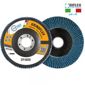 FERVI - DF4600.115 Grindflex Disque à lamelles plates plus grandes en or zirconium-EAN 8012667298272 ABRASIVES - Product Image 1