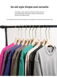 T-shirt à manches courtes vintage noir délavé <span class=keywords><strong>Ouma</strong></span>, personnalisé pour hommes et femmes, style américain, coton lourd, décontracté, printemps été, dessin animé, vierge - Product Image 3