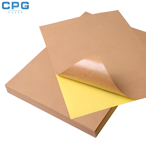 Manufacturer Custom Matte Kraft <b>Sticker</b> Paper Jumbo Roll Material 80gsm A4 Printable Self Adhesive Paper <b>Label</b> Paper - Product Image 2