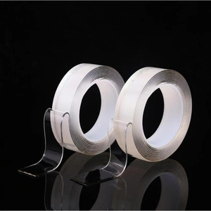 Double-Sided Transparent Foam Tape Waterproof Residue Free Strong <b>Adhesive</b> Home Use Reusable Washable - Product Image 3