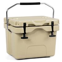 Glacière à roulettes 36L avec logo personnalisé, réfrigérateur portable d'extérieur en PE de qualité alimentaire pour les voyages en voiture