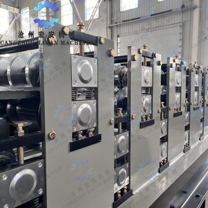 Steel Structure Roof Angle <b>Chi</b> Tile Forming <b>Machine</b> for Colored Glaze Steel with Gear & Bearing - Product Image 3