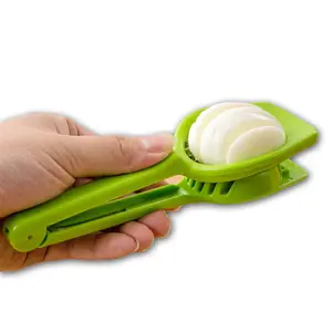 Kitchen Gargets Hand Egg Slicer Garlic Cutter Manual Chopper Onion Dicer Stainless Steel Blade Food Slicer