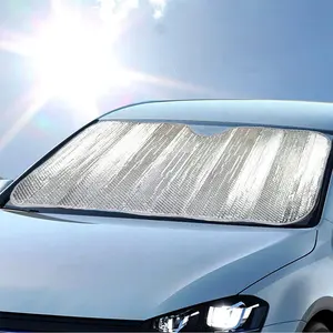 sombra do carro Factory Price foldable 2 layer bubbles 4mm thicker auto sunshade protector window shade car sun shades