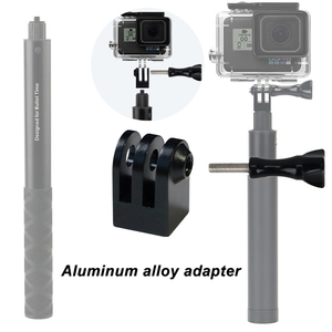 Adaptateur en alliage d'aluminium pour moto, support de caméra pour guidon, support de selfie invisible, léger, de haute qualité, étanche pour - Product Image 3