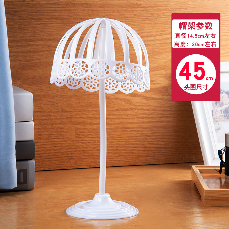 Post-style [hat circumference 45cm, height 30cm] White