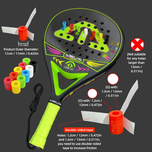 Set di 10 antivibranti per racchette da <span class=keywords><strong>padel</strong></span> ABELHA, con strumenti di installazione e cuscinetti adesivi per l'attenuazione delle vibrazioni - Product Image 4