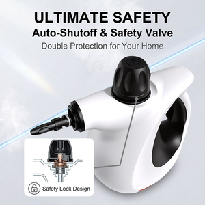 Limpiador a Vapor Portátil con Calentamiento Rápido, Capacidad de la Caldera de 250 ml, Limpiador a Vapor Portátil para Uso Doméstico - Product Image 1