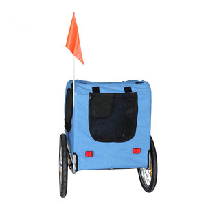 Grande poussette pour animaux de compagnie pour 1 grand ou plusieurs chiens moyens avec suspension de pneu remplie d'air - Product Image 6