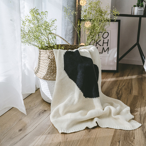 <span class=keywords><strong>Couverture</strong></span> tricotée pour bébé en tricot épais, personnalisée, bon marché, 100 % coton, vente en gros - Product Image 3