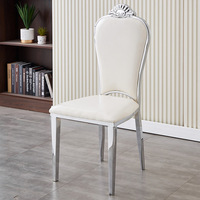 Chaise d'événement empilable moderne Ustovian, durable, blanche, chaise d'hôtel, chaise de salle à manger, chaises de restaurant