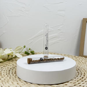 Vente en gros YJ Marque clair 10ml-50ml PS Plastique pour tube avec bouchon nervuré Logo personnalisable Échantillonnage - Product Image 2