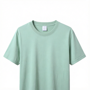 เสื้อยืดคอกลมผ้าไหมพรมโพลีเอสเตอร์ 100% ระบายอากาศได้ดี เป็นมิตรกับสิ่งแวดล้อม ทรงปกติ แห้งเร็ว สกรีนโลโก้เองได้  แบบยูนิเซ็กส์ - Product Image 1