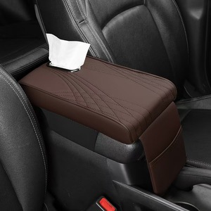 Coussin de protection universel pour accoudoir central de voiture avec support de coude amélioré et coussin surélevé, organisateur de véhicule - Product Image 4