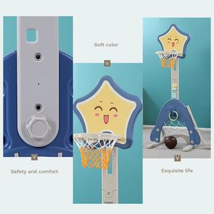 Set Sportivo Multifunzione con Canestro da Basket in Plastica, <span class=keywords><strong>Calcio</strong></span>, Golf e Hockey con Musica - Product Image 4