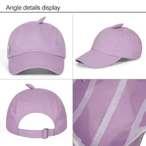 Sport Sun Visor Children's Hat New Baby Unisex Soft Hats Personalised Embroidered Logo Adjustable Quick Dry Hat