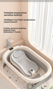Bañera Plegable de Plástico para Bebés Summer Infants, Sensible a la Temperatura, Extra Larga y Ancha, Portátil, Diseño Seguro para Recién Nacidos - Product Image 6