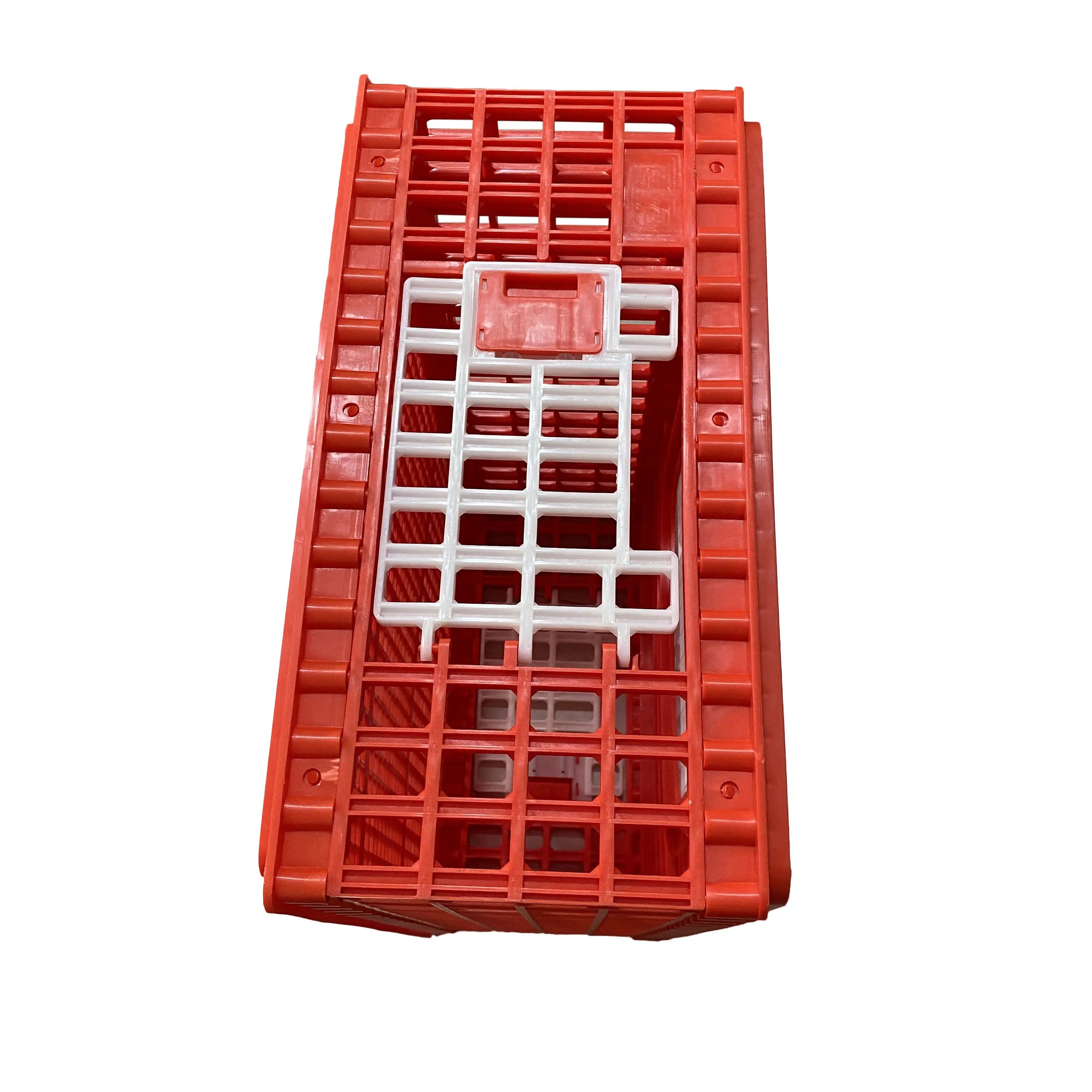 LMC 02 Poultry Equipments Plastic Poultry Carrier Transport Crate Three Doors Chicken Transport Cage