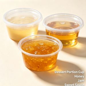 Gobelet jetable en PP résistant aux hautes températures, récipient en plastique transparent pour sauce piquante - Product Image 3