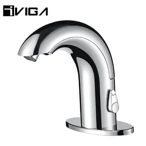 Electric Automatic Sensor Faucet Mixer Water Saving Bathroom Basin Faucet Mixer Tap