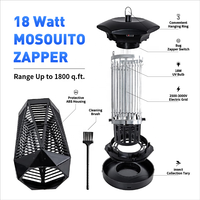 JZ-Trampa para Interiores y Exteriores, Lámpara UV de Alta Potencia para Insectos, Control de Plagas, IPX4, Ideal para Acampar