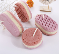 Éponges exfoliantes pour le corps, éponges de bain, éponges en mousse de loofah pour le spa, réutilisables