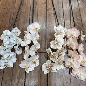Orquídeas Artificiales Real Touch de 8 Cabezas, Ramas de Phalaenopsis, Flores Falsas para Decoración del Hogar, Fiestas y Bodas - Product Image 4