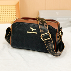 Bolso bandolera de lujo de alta calidad de diseñador famoso para mujer, bolsos de hombro tipo bandolera de estilo Vintage, patrón a cuadros, verano elegante - Product Image 1