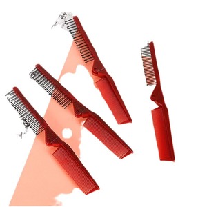 Folding Hair <b>Comb</b> Plastic Anti Static Large Size Travel Portable Cosmetic Hair <b>Parting</b> Styling <b>Comb</b> - Product Image 5