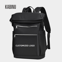 Mochila para Portátil de 15.6 Pulgadas con Logotipo Personalizado, Impermeable, con Múltiples Bolsillos, Informal, para Viajes, Escuela y Trabajo