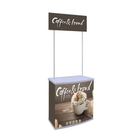 Bureau de promotion publicitaire, comptoir de promotion, stand pliable, table de promotion