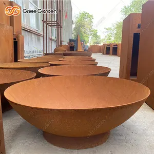 Yangın çukurları corten çelik için corten ateş çukuru propan çelik kaseler