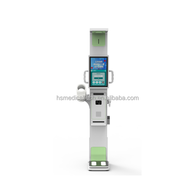 Huasheng Medical OEM Interactive Healthcare Kiosk with Touchscreen and Solar Power for Full Body Health Check HS-S20