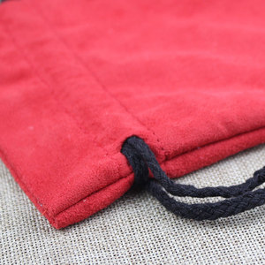 ถุงใส่เครื่องประดับผ้าสักหลาดสีแดงขนาด 15x18 มม. สำหรับเก็บลูกปัด งานฝีมือ ของขวัญ - Product Image 4