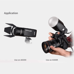 Kit de pièces détachées <span class=keywords><strong>Godox</strong></span> AK R1 pour flash <span class=keywords><strong>Godox</strong></span> AK-R1H200R AD200 pour flash <span class=keywords><strong>Godox</strong></span> <span class=keywords><strong>V1</strong></span> à tête ronde, accessoire de remplacement pour la photographie - Product Image 6