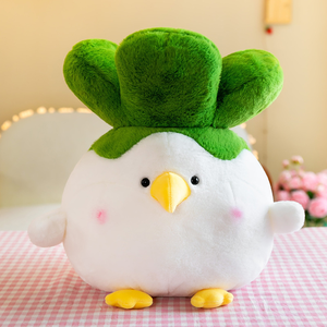 Peluche Super Douce Poulet Chouette Amusant et Mignon, Rembourrage Coton PP, Écologique, Anti-Stress, Fourniture Directe Usine - Product Image 3