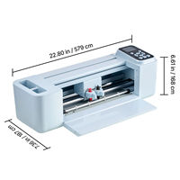 Machine de découpe de vinyle intelligente à écran couleur pour découpe automatique de contours, compatible Mac, machine de découpe à la presse à chaud