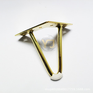 YIJUN Furniture <b>Legs</b> 962 Gold Brushed Modern Minimalist Easy Installation - Product Image 2
