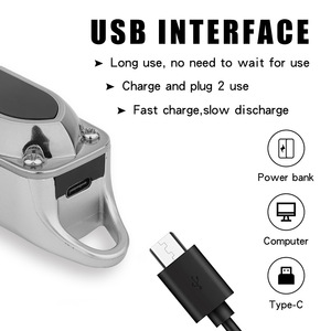 Tùy chỉnh mới S6 điện người đàn ông tóc tông đơ hói đầu cạo râu khắc hình dạng hiện vật công cụ làm đẹp thép không gỉ nhựa cùn - Product Image 4