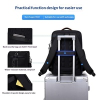 Sac à dos multifonctionnel pour homme, en tissu Oxford résistant à l'eau, double épaule, polyester, idéal pour les voyages d'affaires (OEM)
