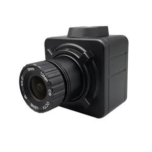 Cámara CCTV 4K USB 12MP Webcam IMX577 CMOS Lente de 5mm Controlador libre UVC adecuado para Creality Falcon 2, Xtool y Lightburn Software