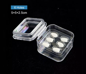 Scatole di ritegno a membrana dentale scatola di corona dentale trasparente scatola di ritegno a membrana in plastica scatola di plastica per protesi - Product Image 4