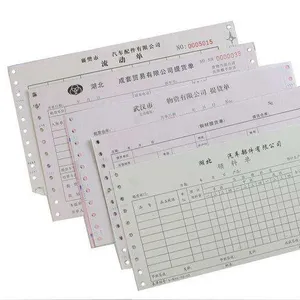Lot de papiers charbon à impression personnalisée, assemblage sans carton, continue, format A4 ou A5, pour ordinateur