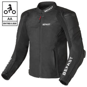 Befast INTERLAGOS CE Veste de moto de course en cuir noir S - Product Image 1