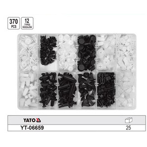 Ensemble de clips automobiles YATO, attaches en plastique YT-06650 pour la réparation et les pièces de rechange de voitures - Product Image 5