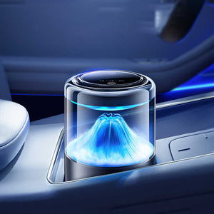 New Arrival 3 Modes Black Car Freshener Diffuser Aluminium Alloy Smart New Aroma Diffuser For Car - Product Image 2