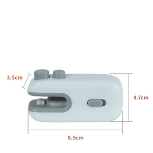 Scelleuse de sacs USB tout-en-un avec dos magnétique et coupe-sac coulissant, boutons de scellage et de découpe, fermeture thermique portable pour sacs à collation - Product Image 6